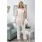 Pudra Penye Pijama Takımı - 1417 - Beden Xl