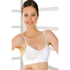 Beyaz Lcralı Büstiyer Sütyen Korse - 720 - Beden M
