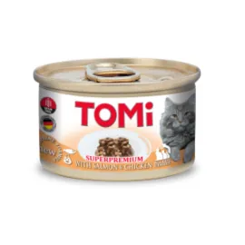 Tomi Kedi Somonlu Tavuklu Yaş Mama 85g