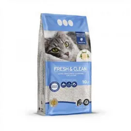 Fresh - Clean 10 lt Ekstra Topaklanan Marsilya Sabunu Parfümlü Bentonit Kedi Kumu 