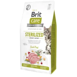 Brit Care 7 kg Kısırlaştırılmış Kediler İçin, Tahılsız, Hipoalerjenik, Domuz Etli Kuru Mama 