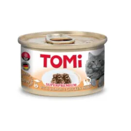 Tomi Kedi Somonlu Tavuklu Yaş Mama 85G