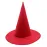 Kırmızı Renk Keçe Cadı Şapkası Yetişkin Çocuk Uyumlu 35X38 cm