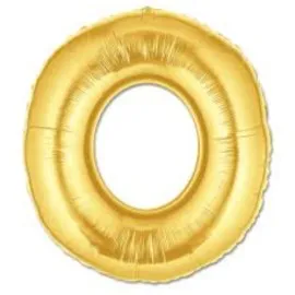 O Harf Folyo Balon Altın Renk  40 Inç