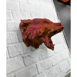 3D Jaguar Figürü Duvar Süsü