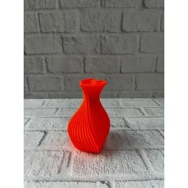 11 Cm Turuncu Kalp Formlu Mini Vazo Estetik Dekoratif Obje