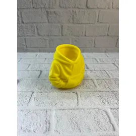 Dekoratif Sarı Hoodie Kalemlik 10x10 cm