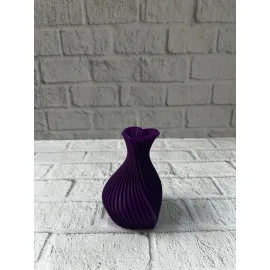 5 cm Mor Kalp Formlu Mini Vazo Modern Mini Dekor Ürünü