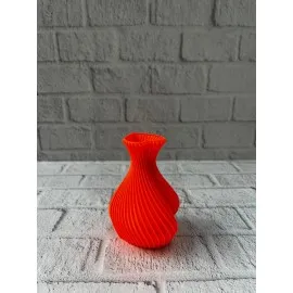 Kalpli Turuncu Dekoratif Vazo 11 Cm Modern Şık Masaüstü Aksesuar