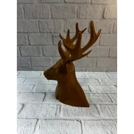 Kahverengi Geyik Biblo 23 Cm Dekoratif Şık Tasarım