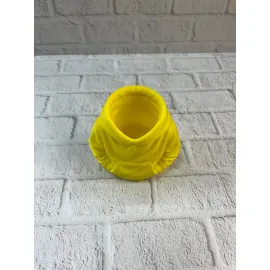 Dekoratif Sarı Hoodie Kalemlik 10x10 cm