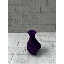 5 cm Mor Kalp Formlu Mini Vazo Modern Mini Dekor Ürünü