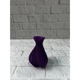 5 Cm Mor Kalp Formlu Mini Vazo Modern Mini Dekor Ürünü