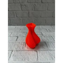 Kalpli Turuncu Dekoratif Vazo 11 Cm Modern Şık Masaüstü Aksesuar