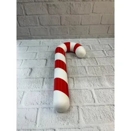 Dekoratif Yılbaşı Şekeri Yerde Biblo Salon Dekoru 13x34 cm