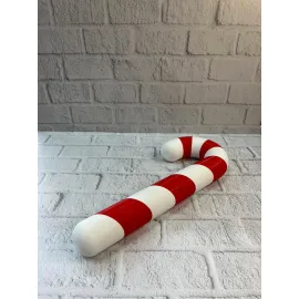 Dekoratif Yılbaşı Şekeri Yerde Biblo Salon Dekoru 13x34 cm