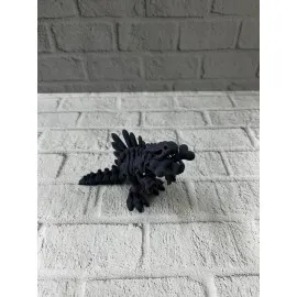 Hareketli Dinazor Figürü Dekoratif Oyuncak – Siyah Tasarım