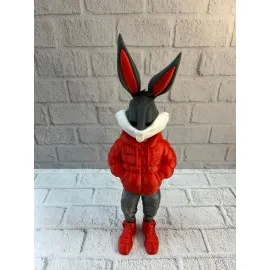 Bugs Bunny Büyük Boy Figür 10×34 Cm Salon Dekoru