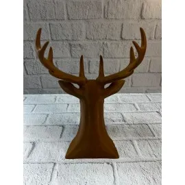 Kahverengi Geyik Biblo 23 Cm Dekoratif Şık Tasarım