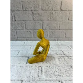 DEKORATİF İNSAN FİGÜRÜ SARI