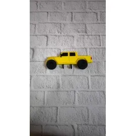 Araba Figürlü Duvar Anahtarlığı Ev Ve Ofis İçin Dekoratif Tasarım