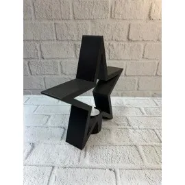 Yıldız Mumluk Siyah Modern Salon Ve Raf Dekoru