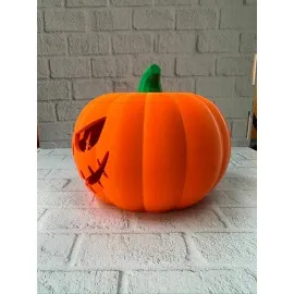 23×15 Cm Korku Temalı Balkabağı Biblo Dekoratif Ev Ofis Süs Eşyası