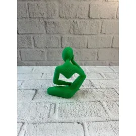 Dekoratif İnsan Figürü Yeşil