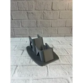 Antrasit İkili Gamepad Tutucu 7X18 Cm Masa Ve Raf Düzeni