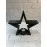 Siyah Yıldız Şeklinde Mumluk Loş Işık Dekor Aksesuarı