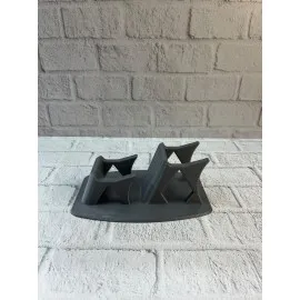 Antrasit İkili Gamepad Tutucu 7X18 Cm Masa Ve Raf Düzeni