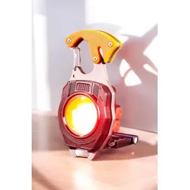 yeni nesil Kamp Feneri Çok Fonksiyonlu Fener Anahtarlık Usb Çakmaklı Cam Kırıcı Kemer Kesici Açacak