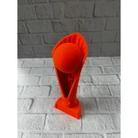 23cm Turuncu Basketbol Kupa Biblo Modern Ödül Dekor Ürünü