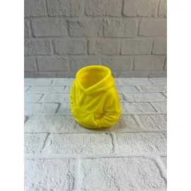 Sarı Hoodie Kalemlik 10X10 Cm Masa Üstü Düzenleyici