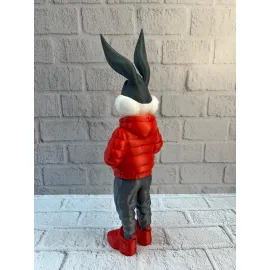 Bugs Bunny Dekoratif Figür 10×34 cm Modern Tasarım