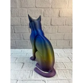 Rainbow Renkli Kedi Biblosu Dekoratif Masa Ve Raf Süsü