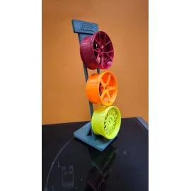 Üçlü Jant Dekoratif Aksesuar Renkli Modern Salon Dekoru