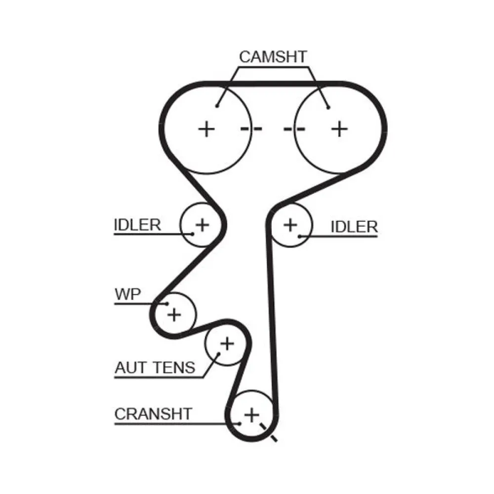 Triger Kayişi 169X200 169 Diş Astra F-Vectra B16 V 96-02 Ct873
