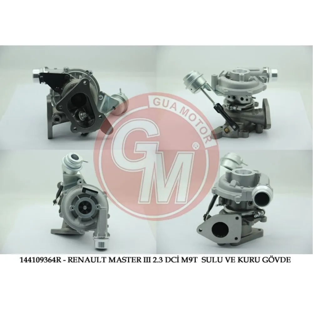 144109364R-Turbo Komple Master Iii-Movano B 2.3Dci M9T Trafic-Vivaro A 2.0Dci M9R Sulu Gövde