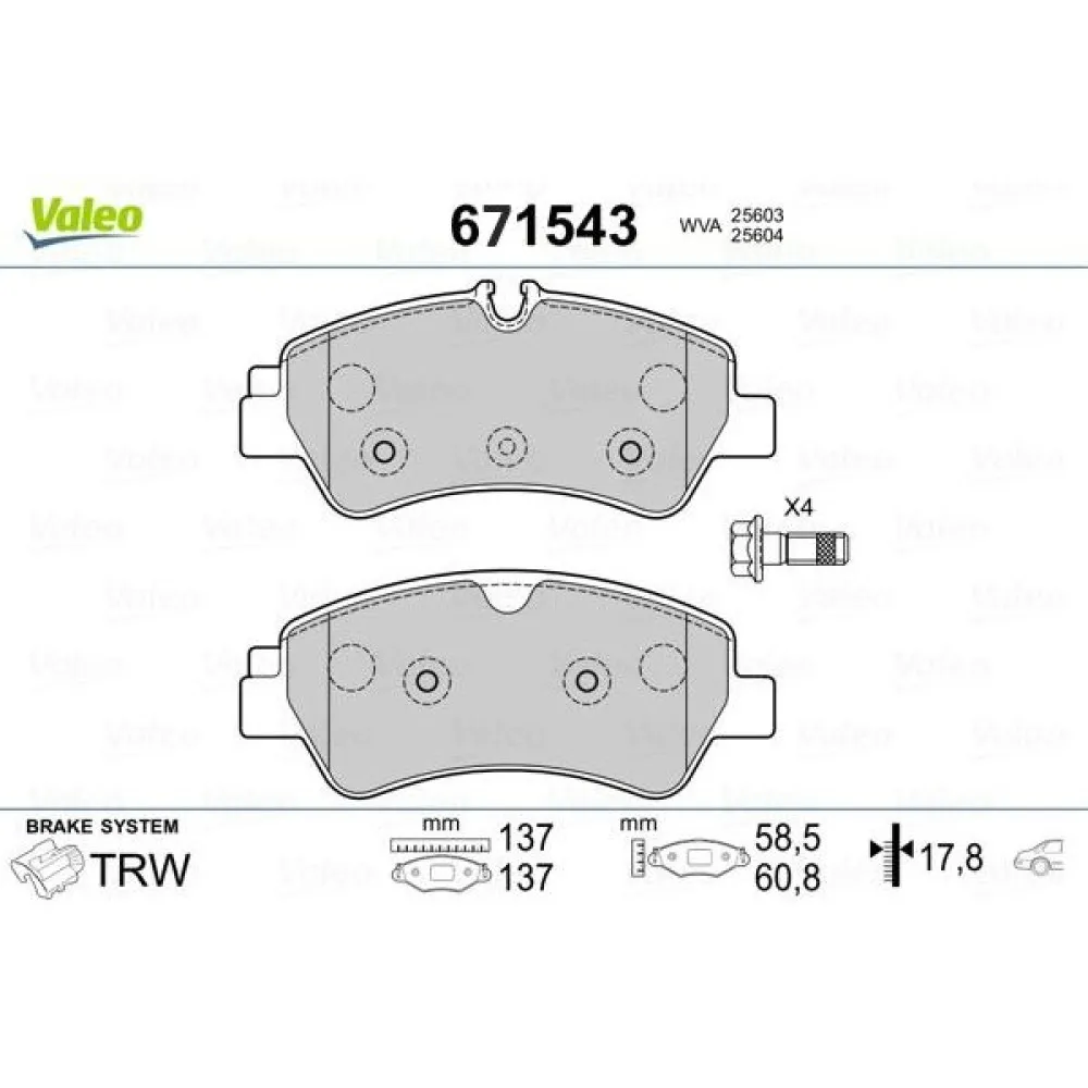 Arka Balata Ford Tourneo Custom-Transit Custom 2.2 Tdci 12