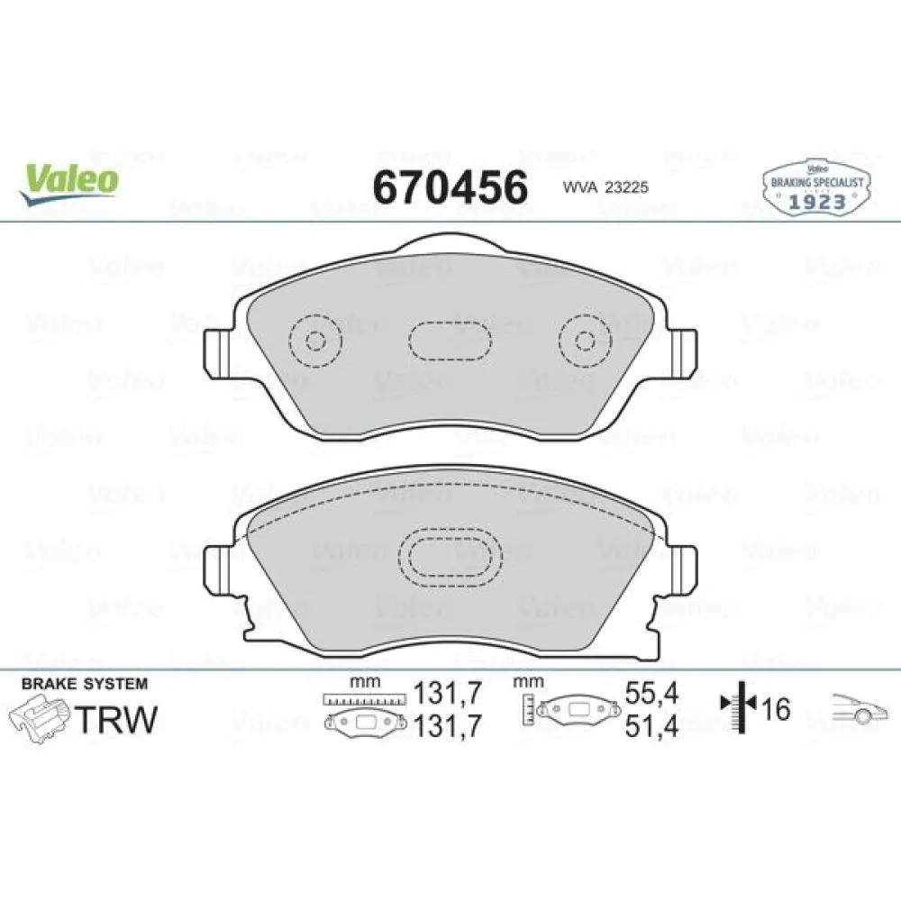 Ön Balata Combo C-Corsa C 1.3-1.7 Cdti 01 Meriva 03 Tigra 04
