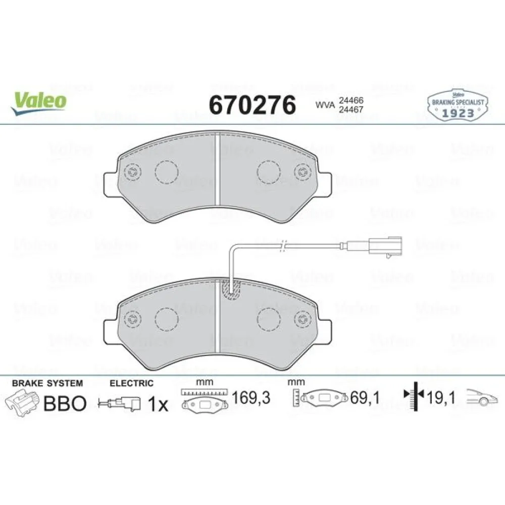 Ön Balata Boxer 2.2-3.0 Hdi 4 06 11 Ducato Mtj 07.06 11 Jumper 2.2-3.0 Hdi 4.06 11