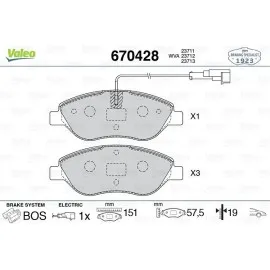 Ön Balata Egea Ym-Stilo 2.4 20V 01 1.9 Jtd-Multiwagon 1.9Jtd 04 Bravo 1.9D Multijet 07