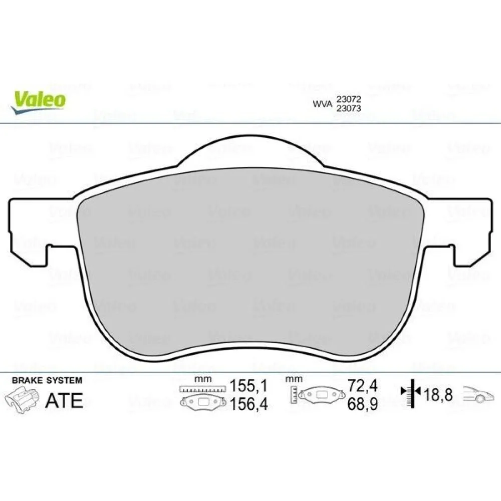 Ön Balata Volvo S60 S80 V70 Xc70 S70 97-00