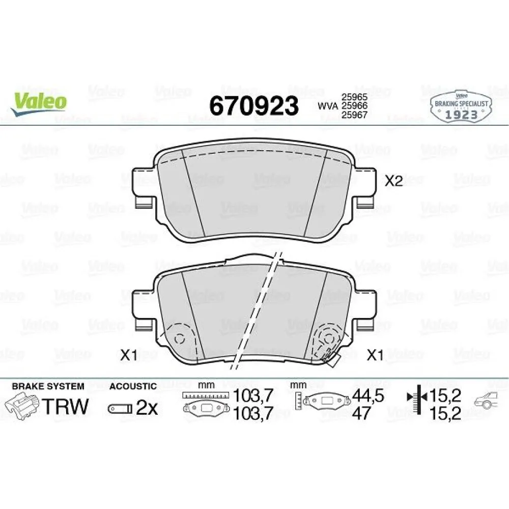 Disk Fren Balatasi Arka Qashqai 1.2/1.5D/1.6D 02/14 X-Trail 1.6/1.6D/2.0/2.5 04/14