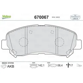Ön Balata Qashqai 1.5 Dci-1.6-2.0-2.0 Dci 07 Xtrail 2.0-2.0 Dci-2.5 07 Koleos 2.0 Dci 08