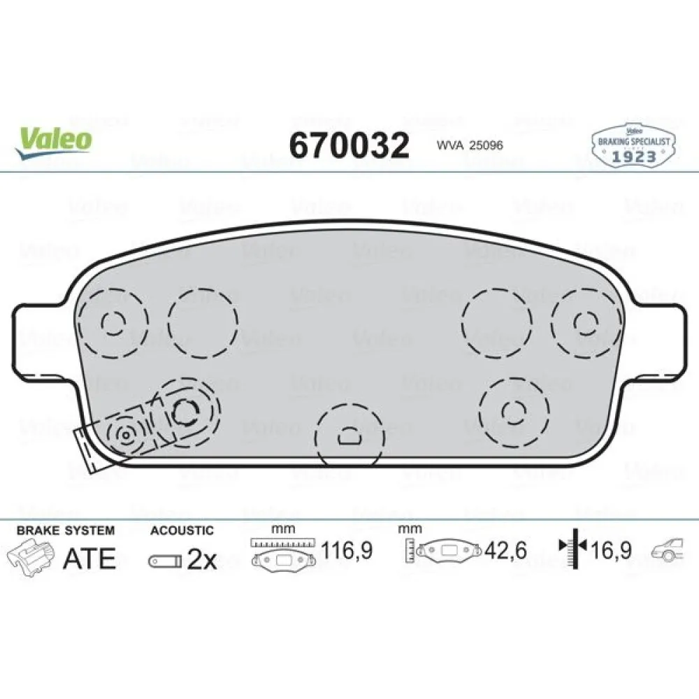 Arka Balata Astra J 1.3Cdti-1.4-1.6-1.7Cdti-2.0Cdti 10 Zafira 1.4-1.8-2.0Cdti 11 Gdb1927