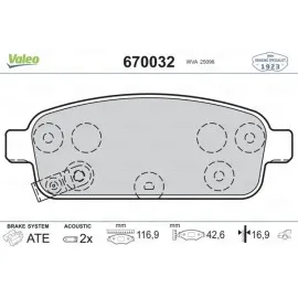 Arka Balata Astra J 1.3Cdti-1.4-1.6-1.7Cdti-2.0Cdti 10 Zafira 1.4-1.8-2.0Cdti 11 Gdb1927