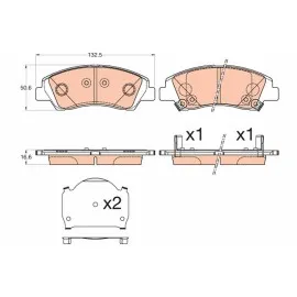 Ön Balata Hyundai İ10 1.0-1.2 13