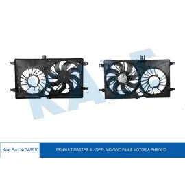 FAN MOTORU KOMPLE MASTER-MOVANO III 2.3 DCI-CDTI 10
